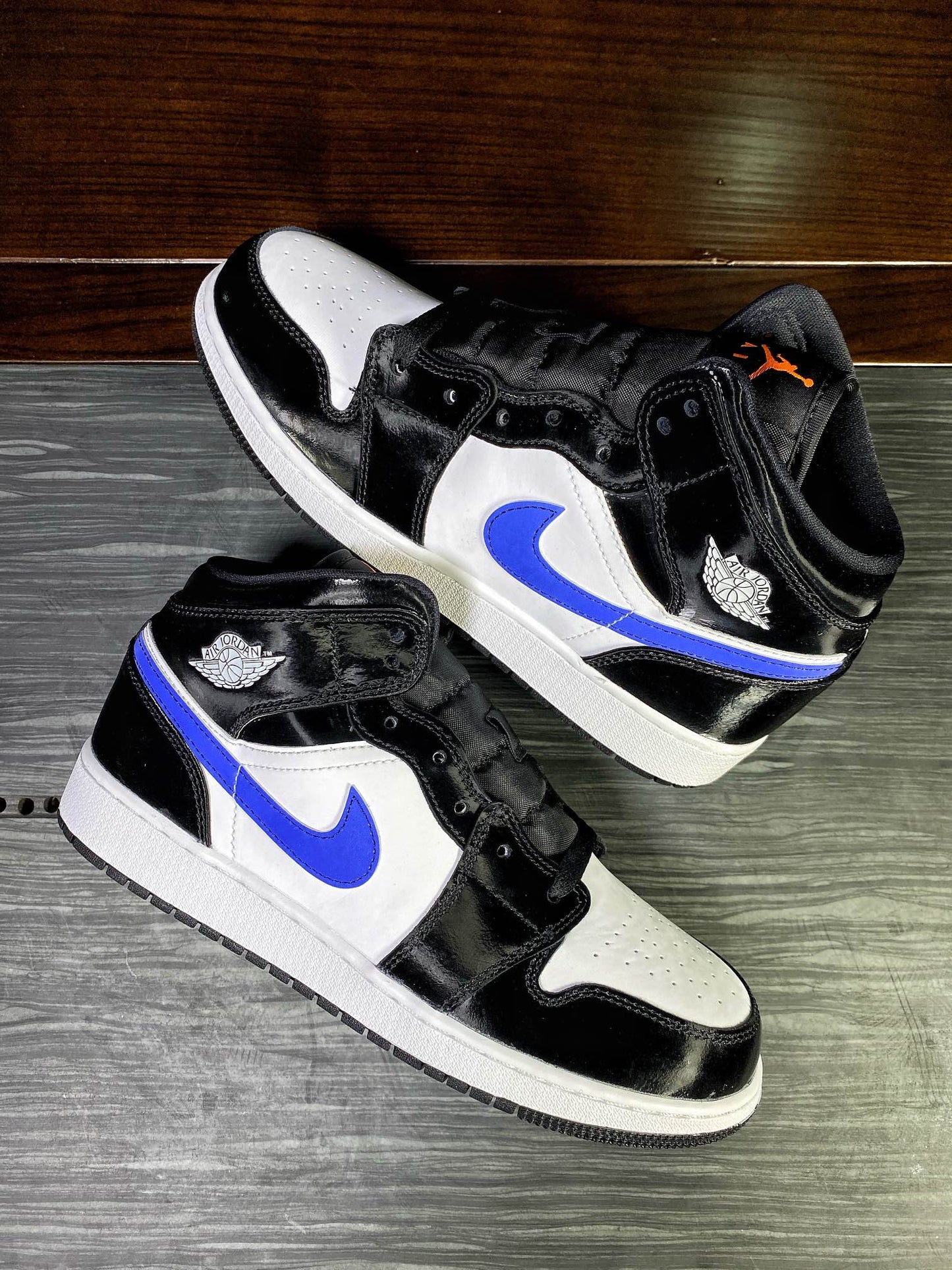 Air Jordan 1 Mid Black Racer