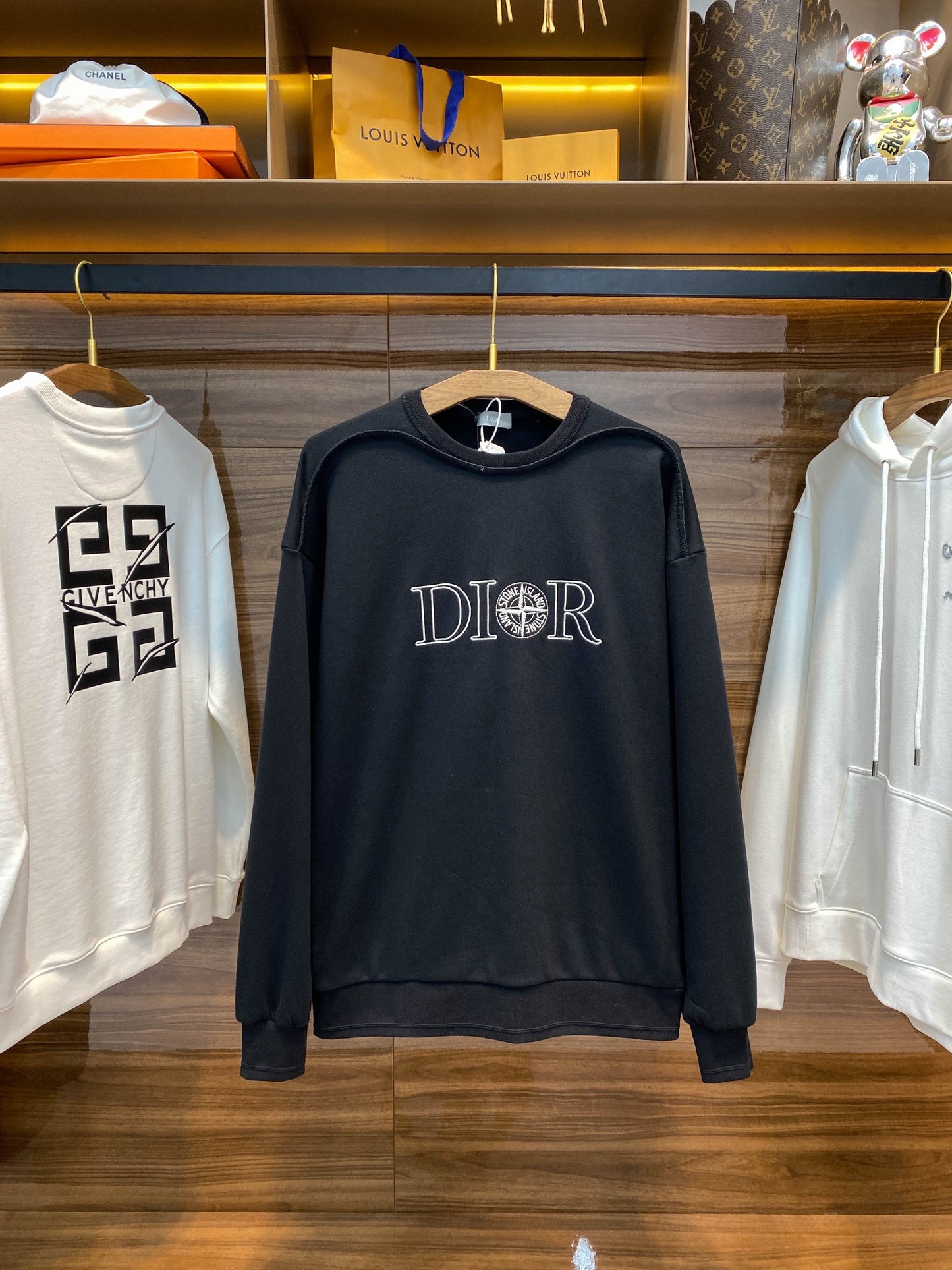 Felpa Dior x Stone Island hoodie