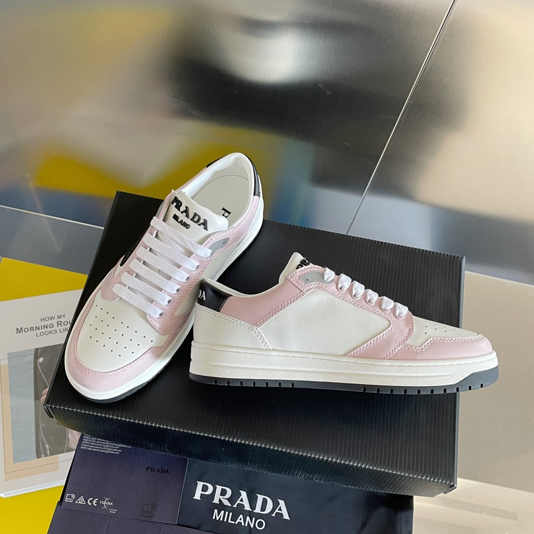 Leather Trainer Prada
