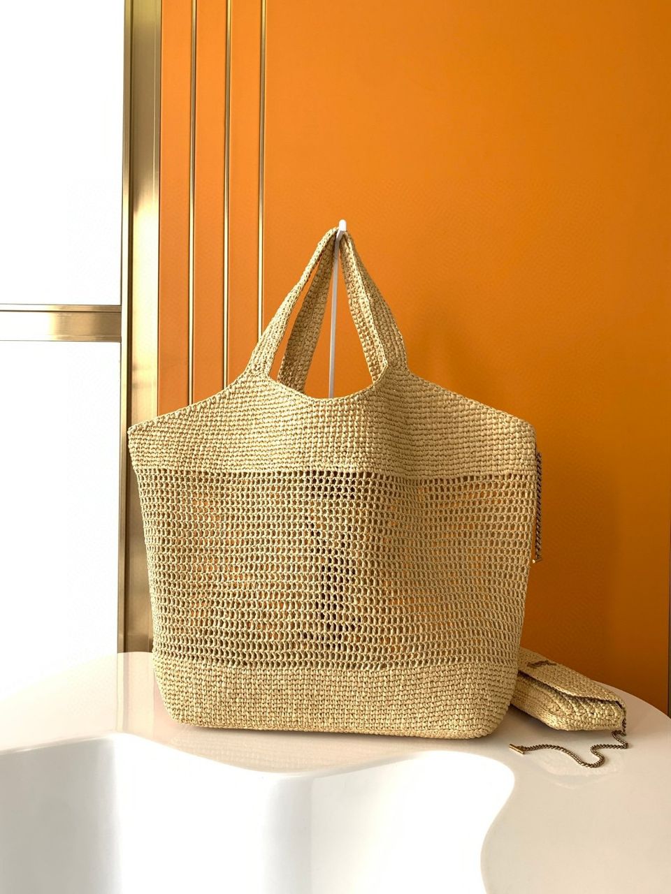 Borsa YSL in Rafia