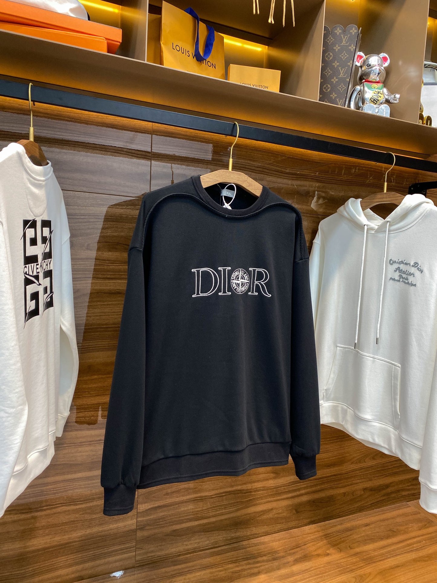 Felpa Dior x Stone Island hoodie