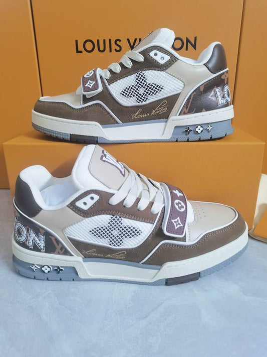 Louis Vuitton trainer LV brown