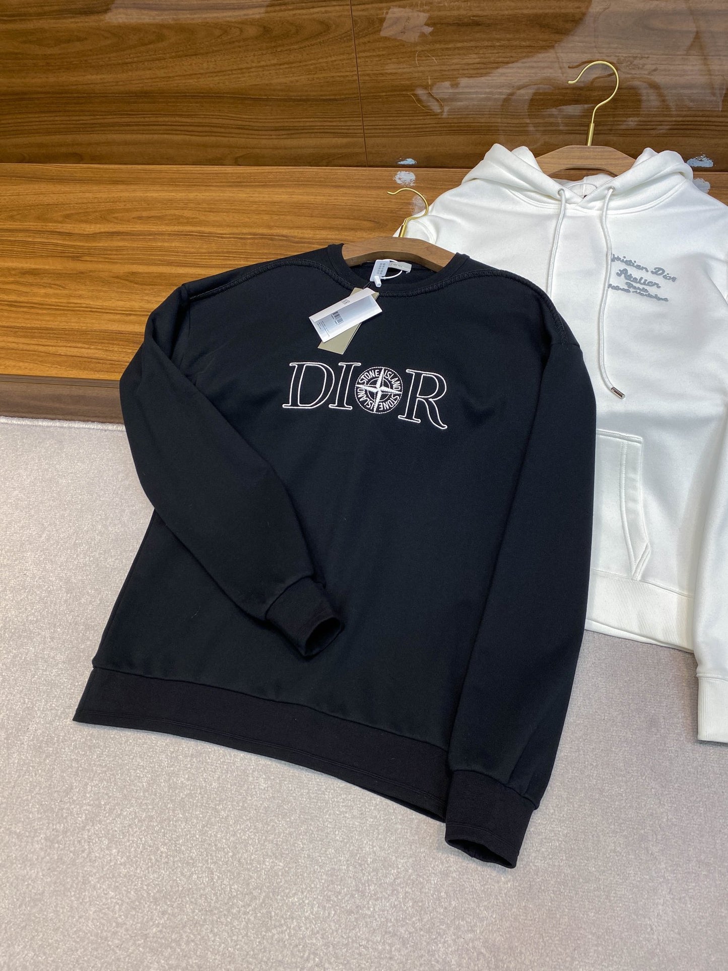Felpa Dior x Stone Island hoodie