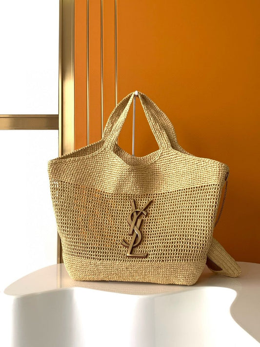 Borsa YSL in Rafia
